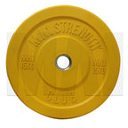 MA1 Club Bumper Plates Colored 15kg Yellow (Pair)