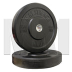 MA1 Club Bumper Plates Black 20kg (Pair)