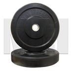 MA1 Club Bumper Plates Black 20kg (Pair)