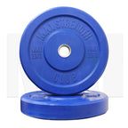 MA1 Club Bumper Plates Colored 20kg Blue (Pair)