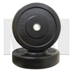MA1 Club Bumper Plates Black 25kg (Pair)