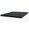 MA1 25mm Rubber Tile - 50cm x 50cm, Black