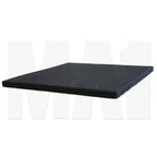 MA1 25mm Rubber Tile - 50cm x 50cm, Black