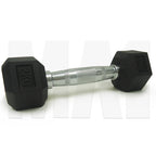 MA1 Rubber Hex Dumbbells - 2kg (Pair)