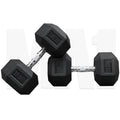 MA1 Rubber Hex Dumbbells - 32.5kg (Pair)