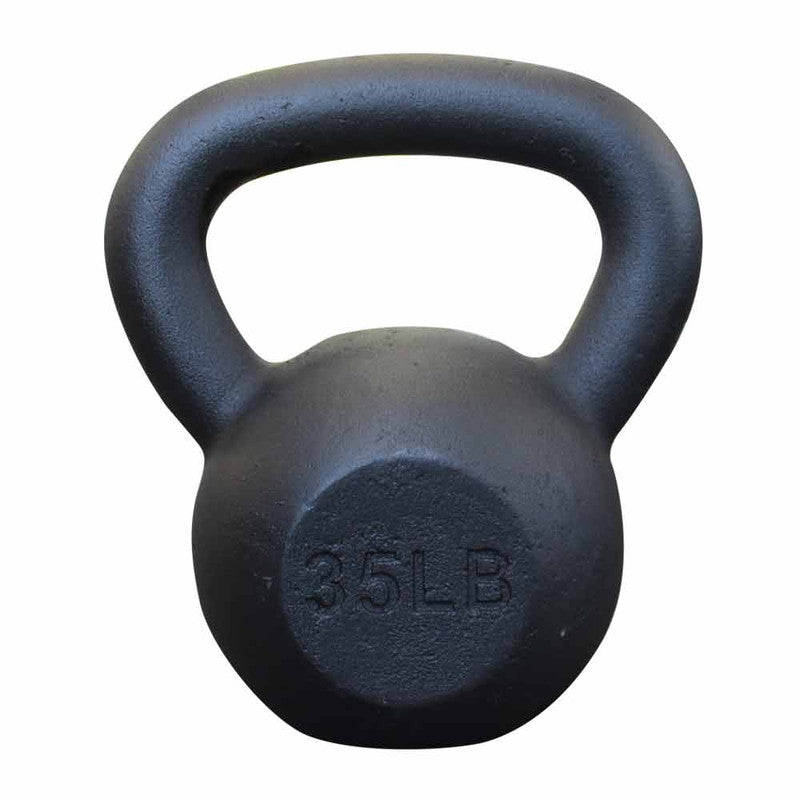 MA1 Black Cast Iron Grade 16kg Kettlebell (35lb)