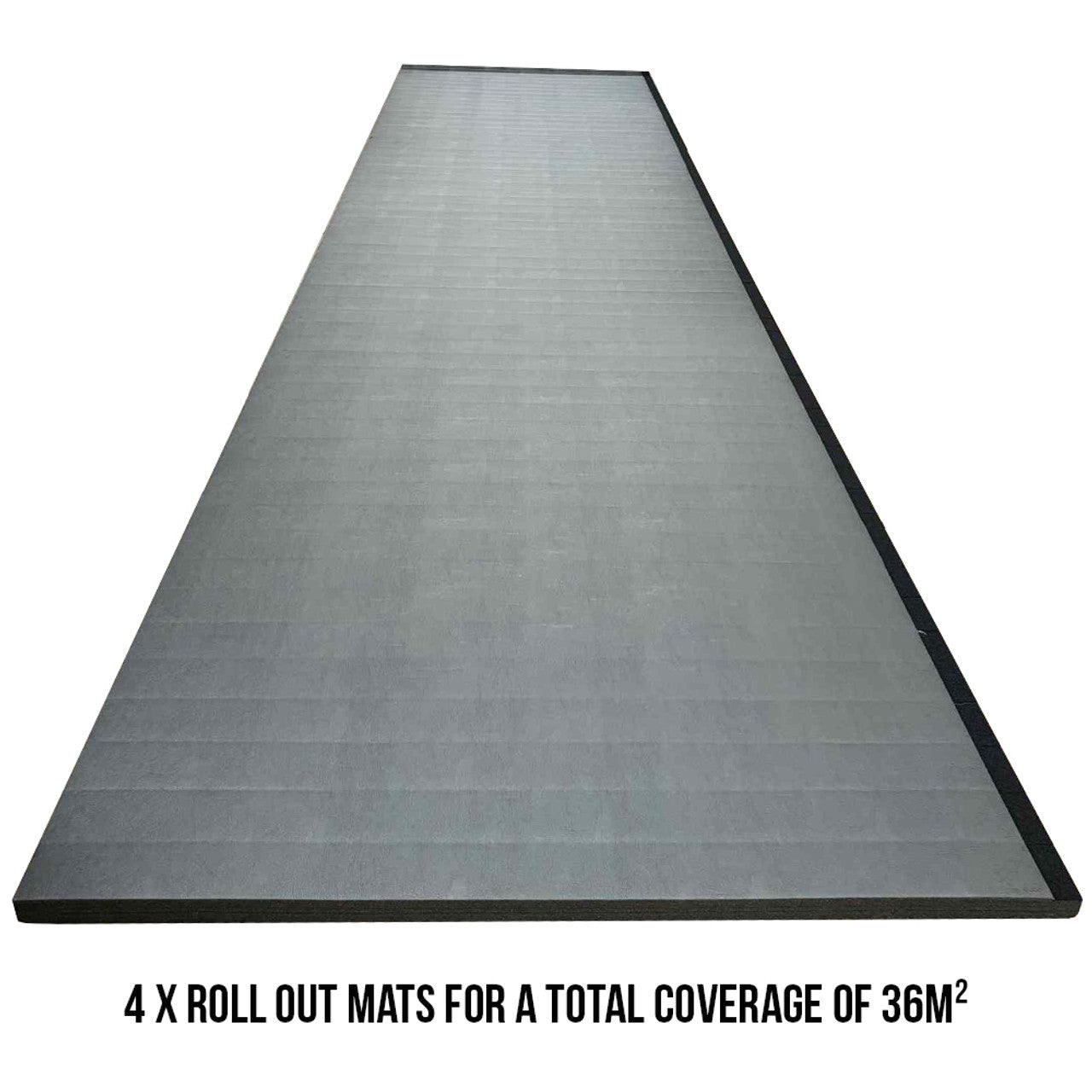 MA1 MMA Roll Out Mat Set - Black (4 Rolls of 1.5m*6m, Covers 36m², 50mm Thick)