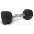 MA1 Rubber Hex Dumbbells - 4kg (Pair)