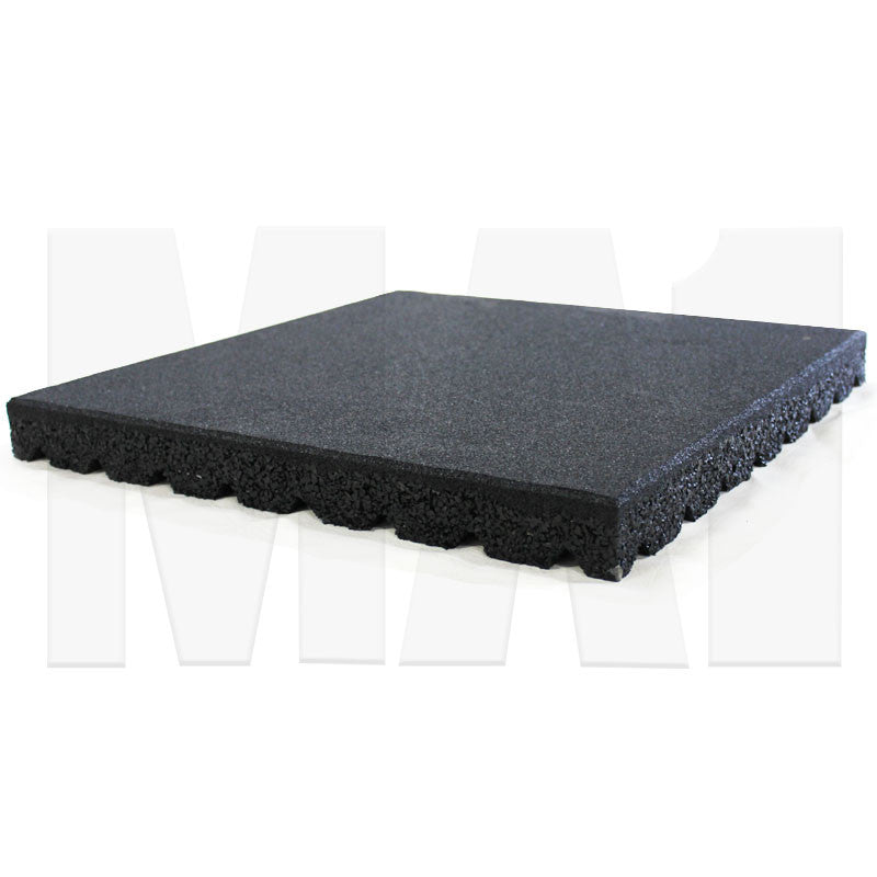 MA1 Rubber Tile 50mm x 50cm x 50cm - Black