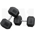 MA1 Rubber Hex Dumbbells - 60kg (Pair)