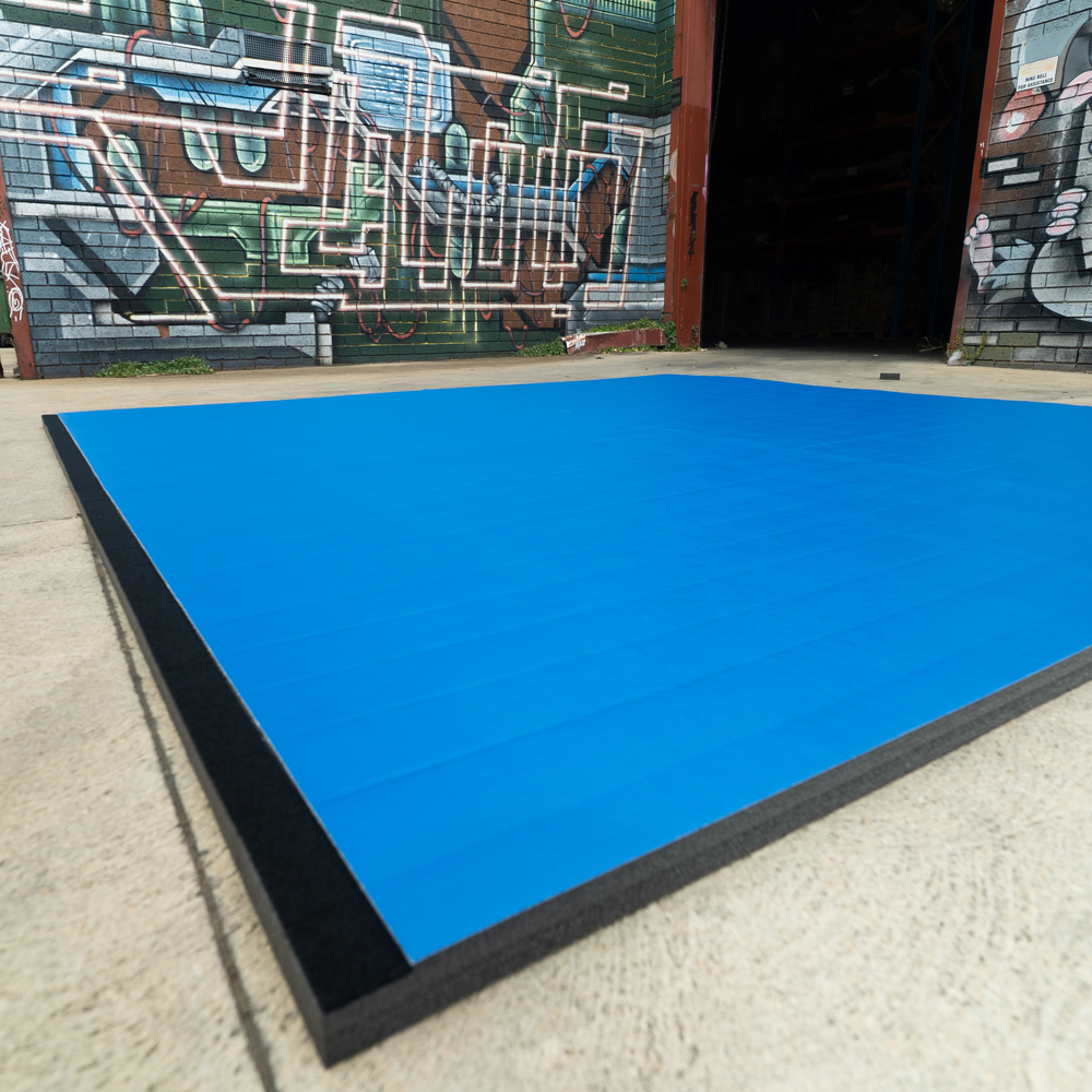 MA1 MMA Roll Out Mat Set - Blue (2 Rolls of 1.5m*3m, Covers 9m², 40mm Thick)