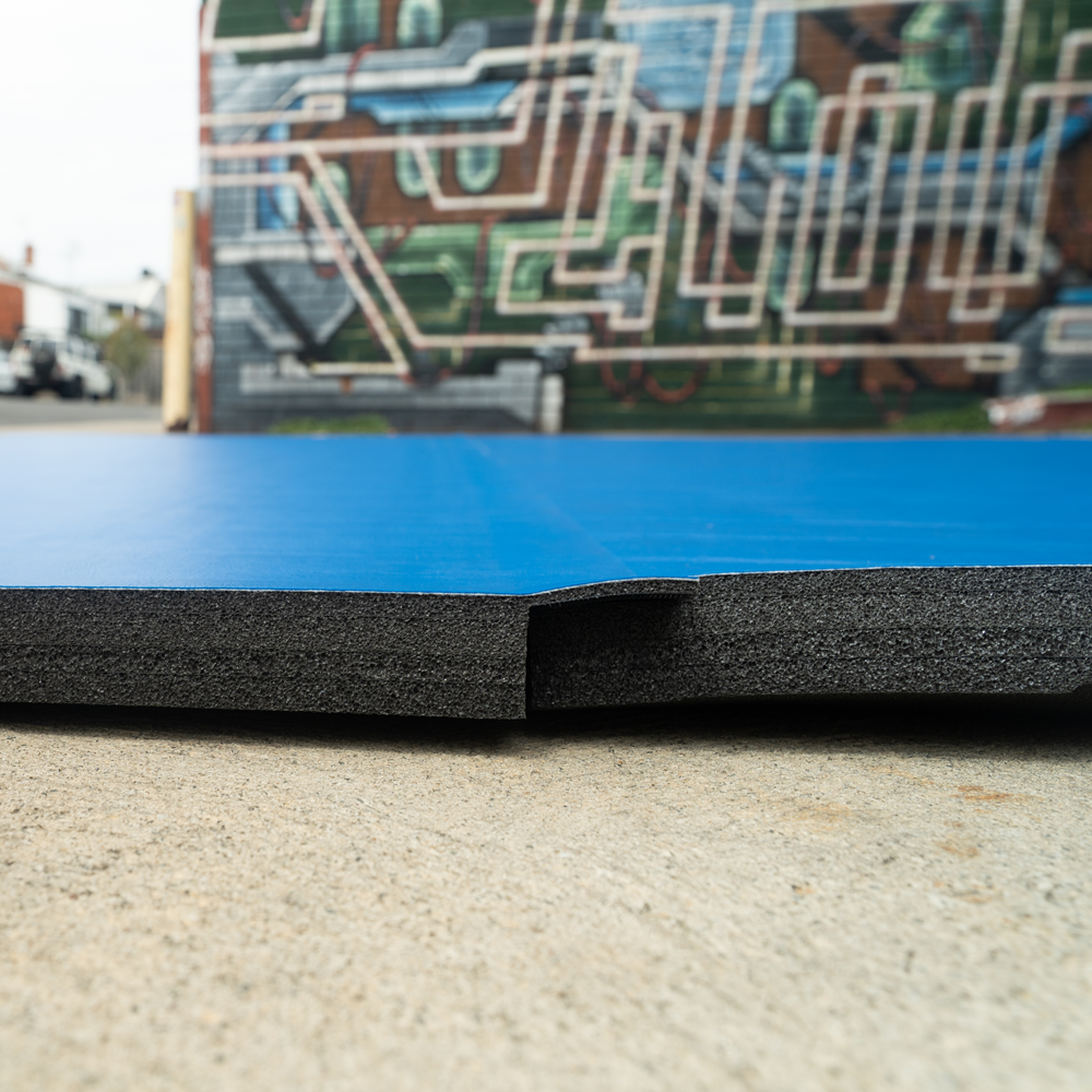 MA1 MMA Roll Out Mat Set - Blue (2 Rolls of 1.5m*3m, Covers 9m², 40mm Thick)