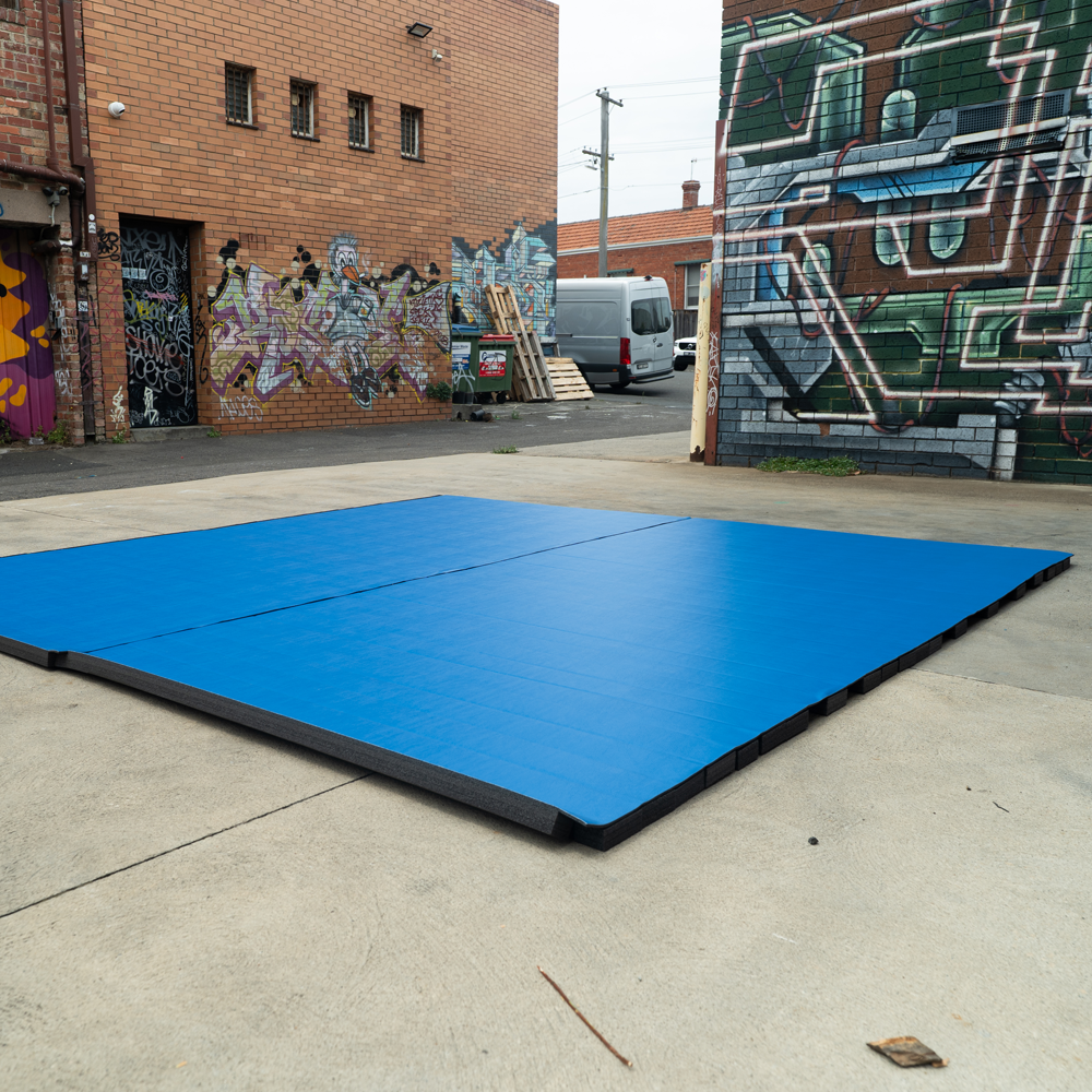 MA1 MMA Roll Out Mat Set - Blue (2 Rolls of 1.5m*3m, Covers 9m², 40mm Thick)