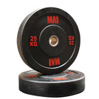 MA1 Classic Bumper Plates 25kg (Pair)