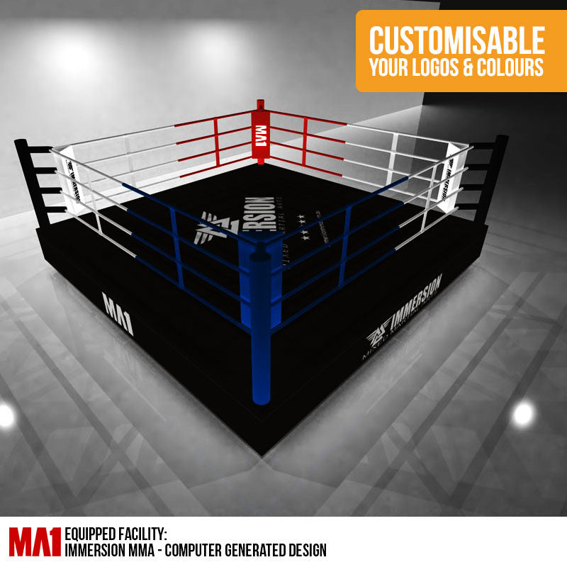 MA1 Custom Elevated Boxing Ring