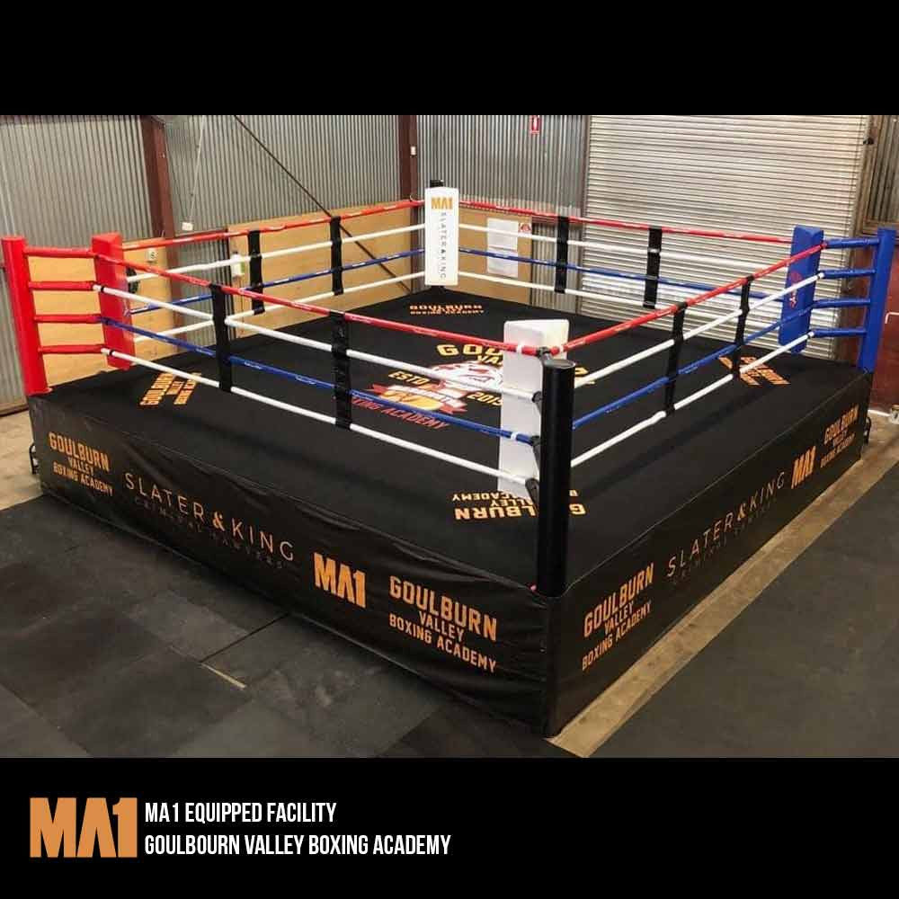 MA1 Custom Elevated Boxing Ring