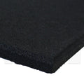 MA1 Premium Rubber Gym Mat - 1m x 1m x 15mm - Jet Black