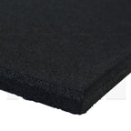 MA1 Premium Rubber Gym Mat - 1m x 1m x 15mm - Jet Black
