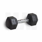 MA1 Rubber Hex Dumbbells - 7.5 kg (Pair)