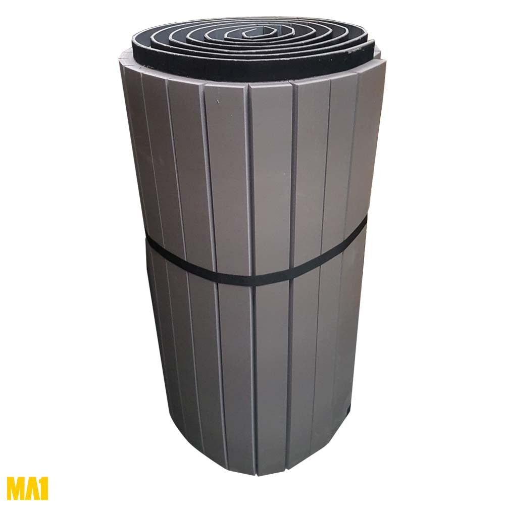 MA1 MMA Roll Out Mat with Velcro Tabs 1.5m*10M*50mm - Grey