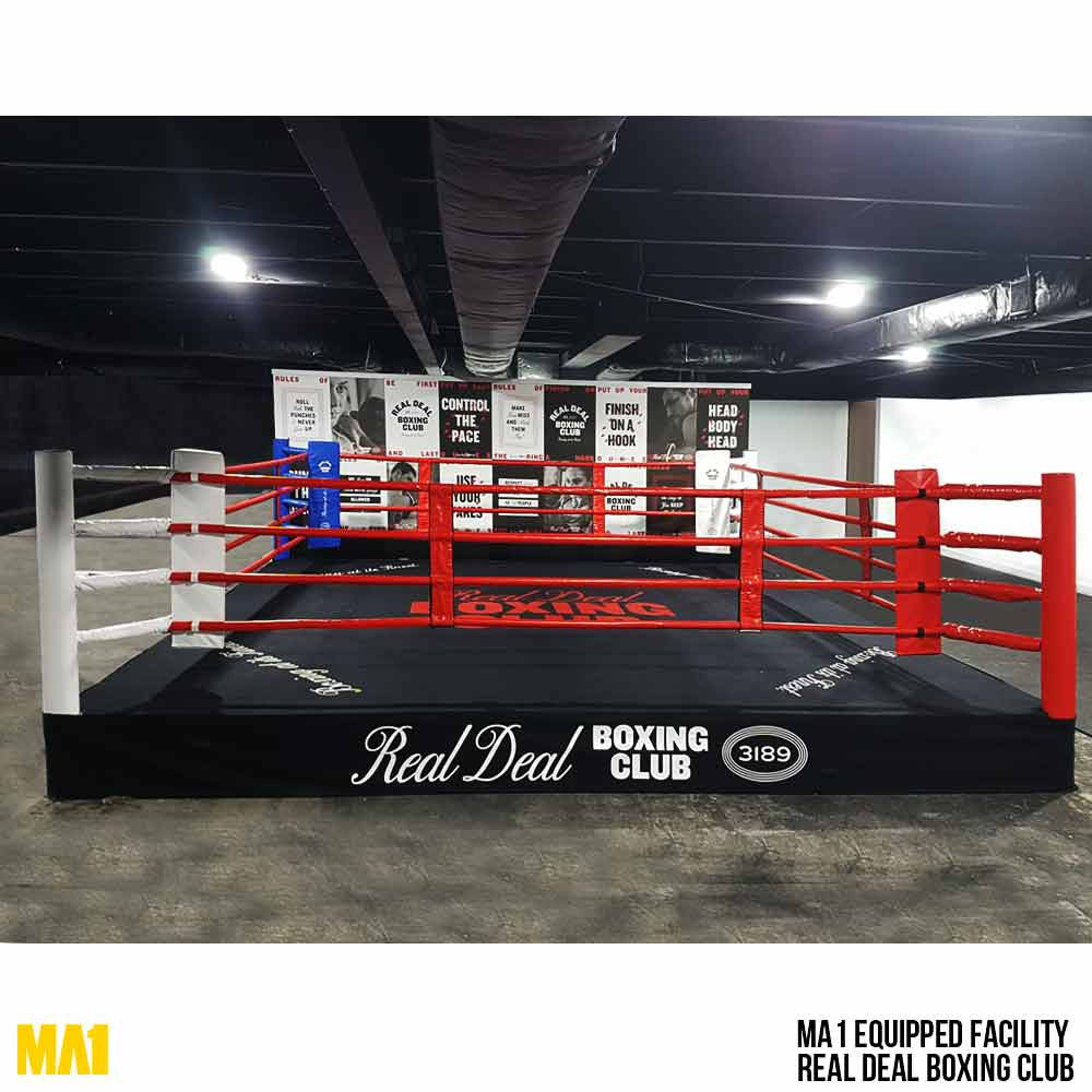 MA1 Custom Elevated Boxing Ring