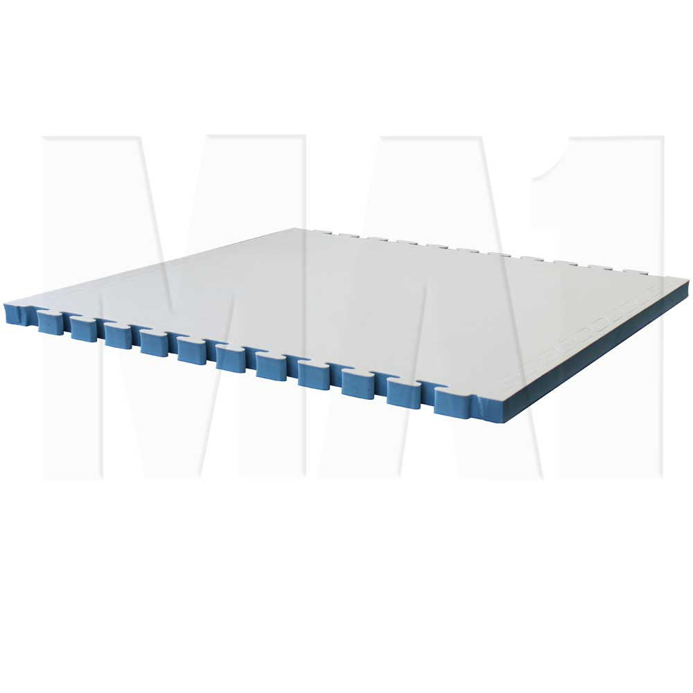 MA1 Premium Jigsaw Mat - White and Blue, 1M x 1M x 40mm