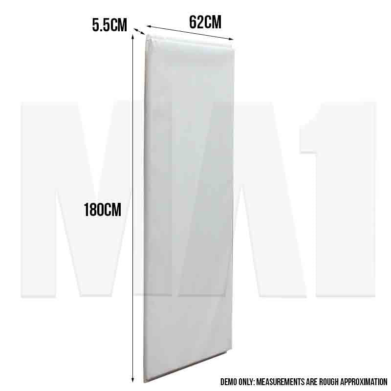 MA1 Wood Backed Wall Pad - White