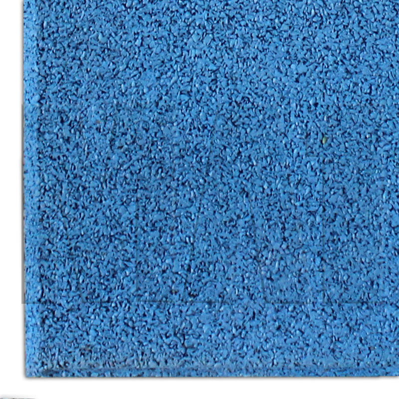 MA1 Premium Rubber Gym Mat - 1m x 1m x 15mm - Solid Blue