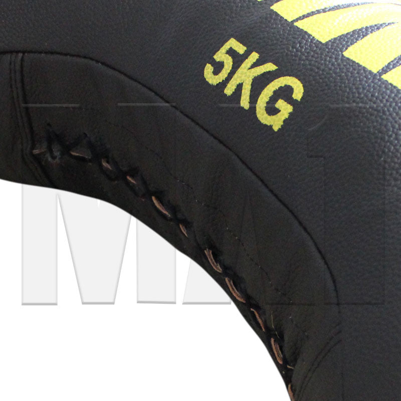 MA1 Leather Bulgarian Bag - 5kg, Yellow Straps