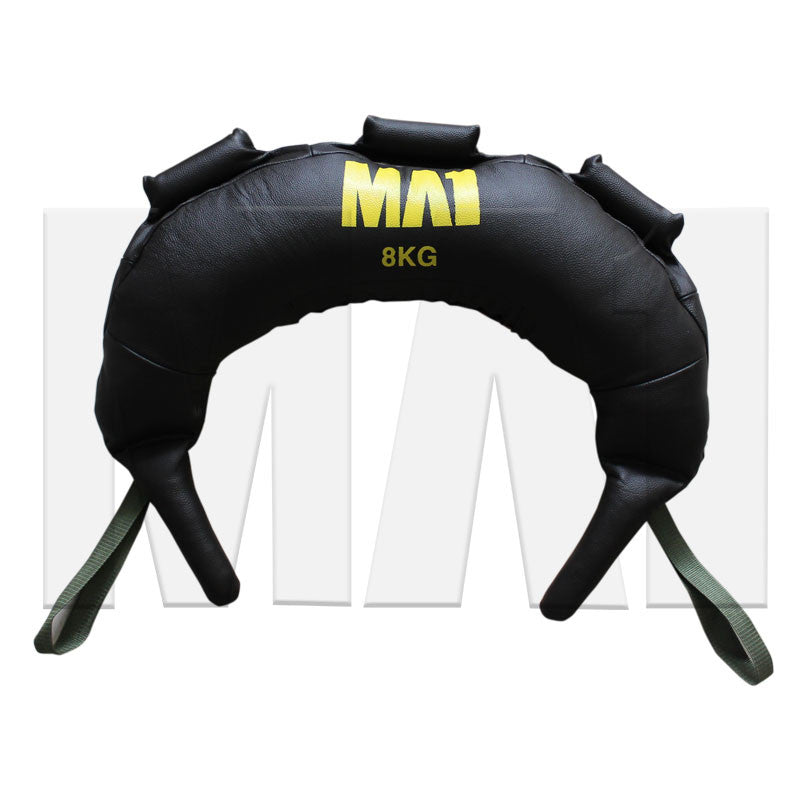 MA1 Leather Bulgarian Bag - 8kg, Green Straps