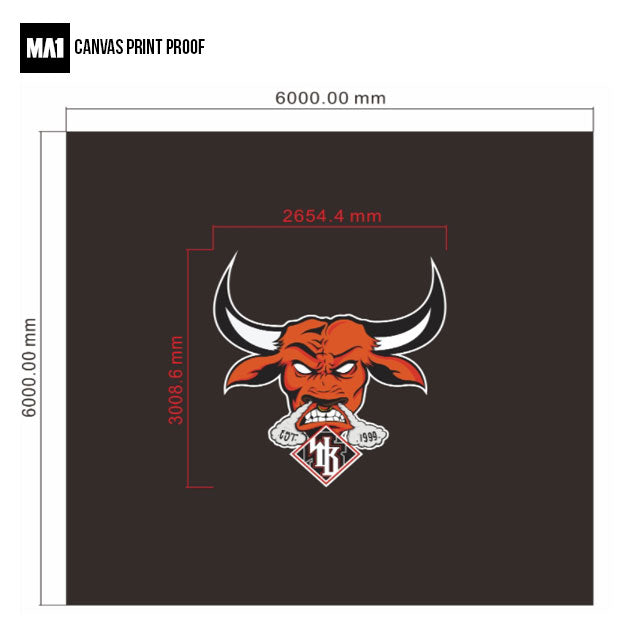 MA1 Custom Canvas for Boxing Rings or MMA Cages