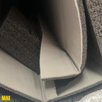 MMA Roll Out Mat with Velcro Tabs 1.5m*10M*50mm - Light Grey