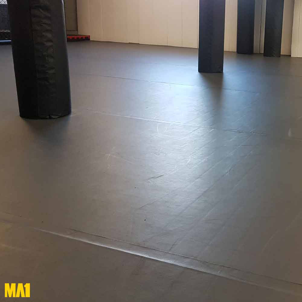 MA1 MMA Roll Out Mat with Velcro Tabs 1.5m*10M*50mm - Grey