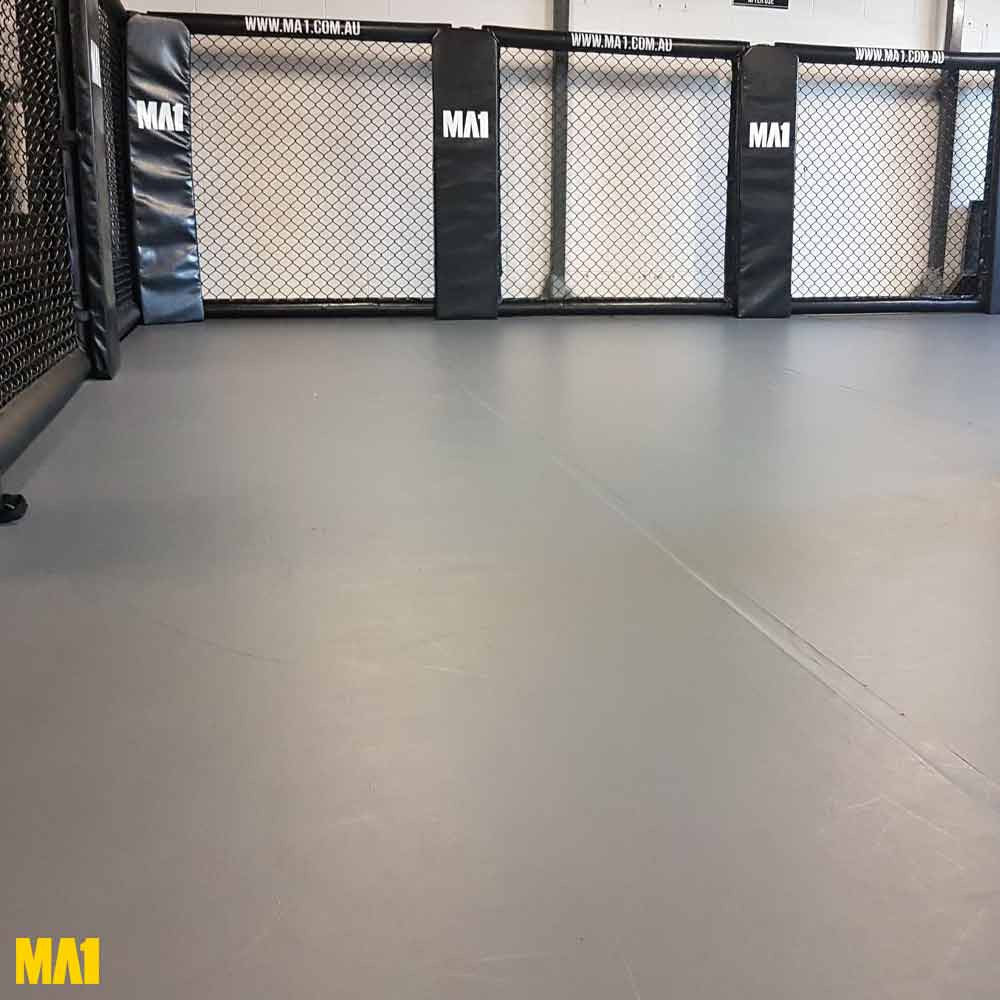 MA1 MMA Roll Out Mat with Velcro Tabs 1.5m*10M*50mm - Grey