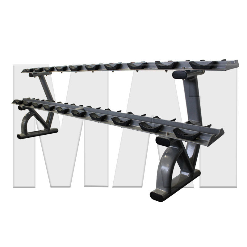 MA1 Elite Dumbbell Rack - 2 Tier 10 pairs saddle rack
