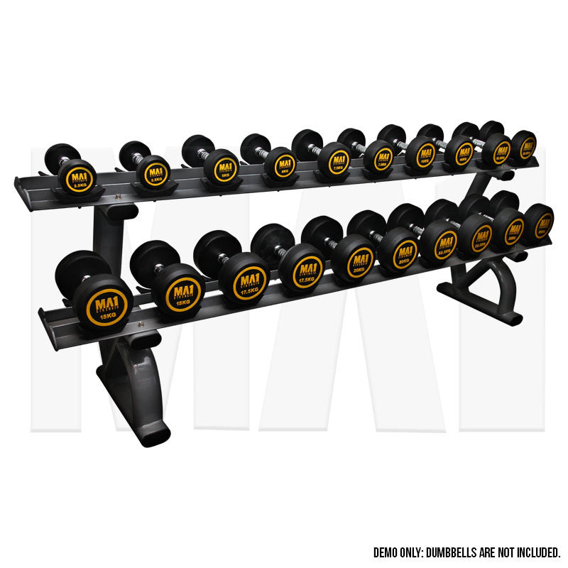 MA1 Elite Dumbbell Rack - 2 Tier 10 pairs saddle rack