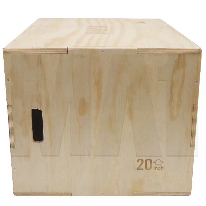 MA1 3 in 1 Wooden Plyometric Box - 20, 24 & 30 Inch