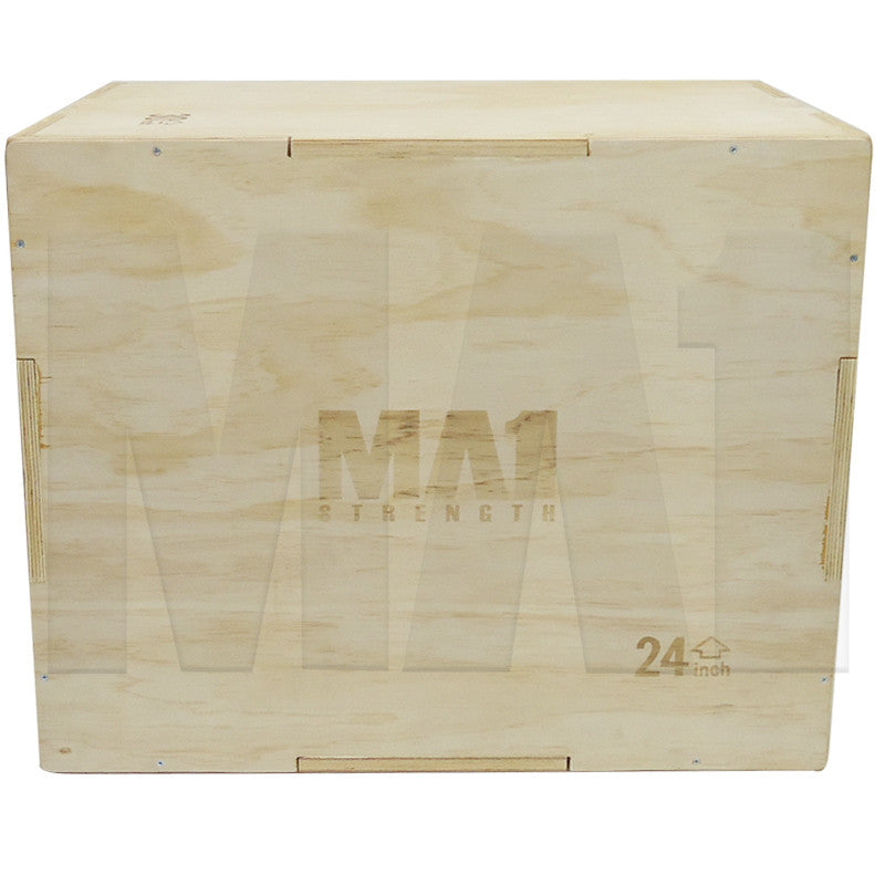 MA1 3 in 1 Wooden Plyometric Box - 20, 24 & 30 Inch