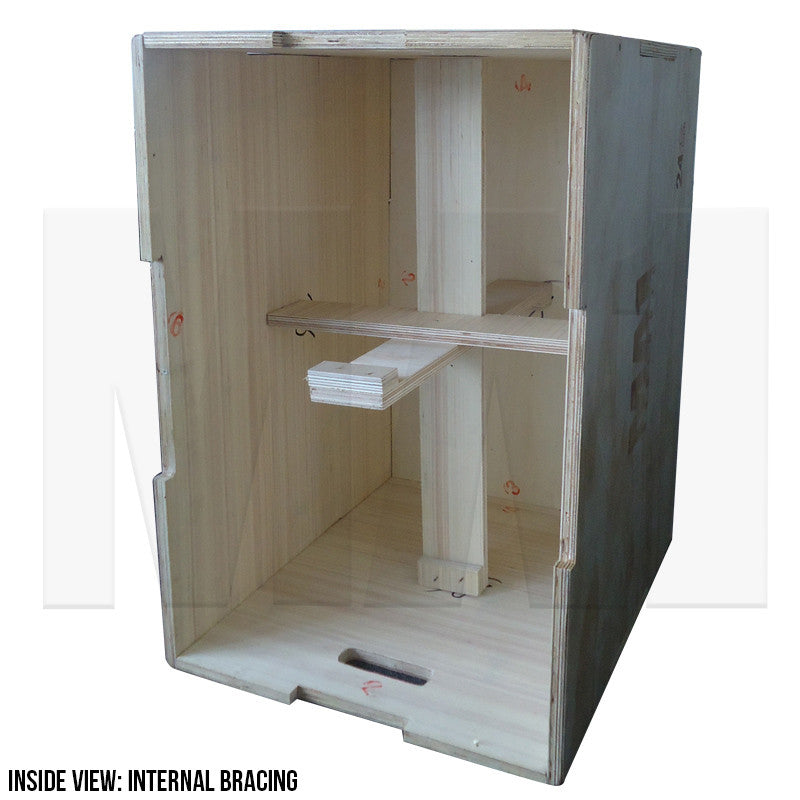 Custom 3 in 1 Wooden Plyometric Box - 20, 24 & 30 Inch